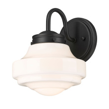 Golden 0508-1W BLK-VMG - Golden Lighting Ingalls 1-light Wall Sconce in Matte Black